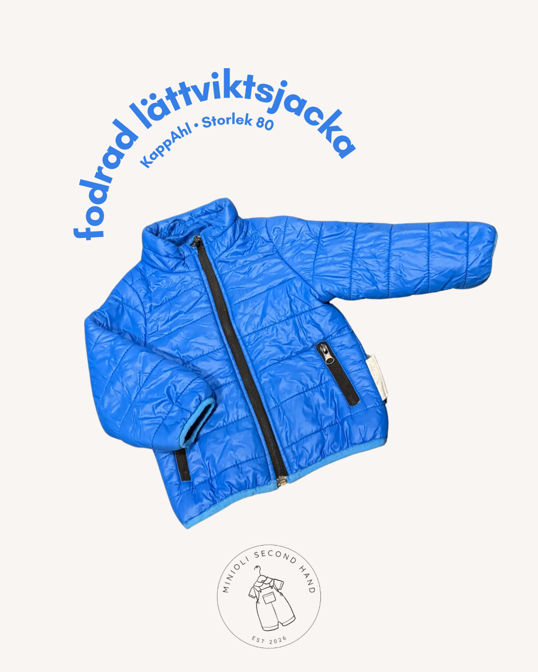 Fodrad lättviktsjacka - Storlek 80