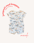 Jumpsuit med knappar - Storlek 74