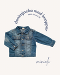 Denimjacka med knappar - Storlek 86