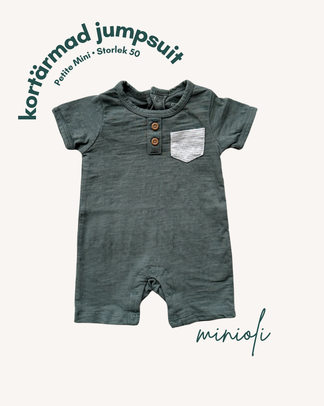 Jumpsuit med ficka - Storlek 50