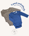 2-pack omlottbodies - Storlek 50/56