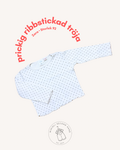 Prickig ribbstickad tröja - Storlek 92