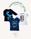3-pack tröjor med dinosaurier - Storlek 98